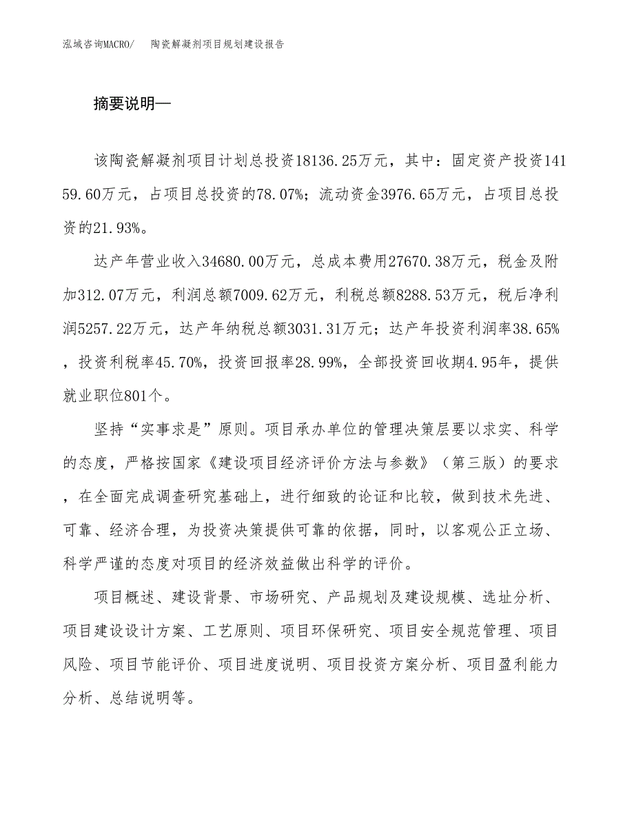 陶瓷解凝剂项目规划建设报告.docx_第2页