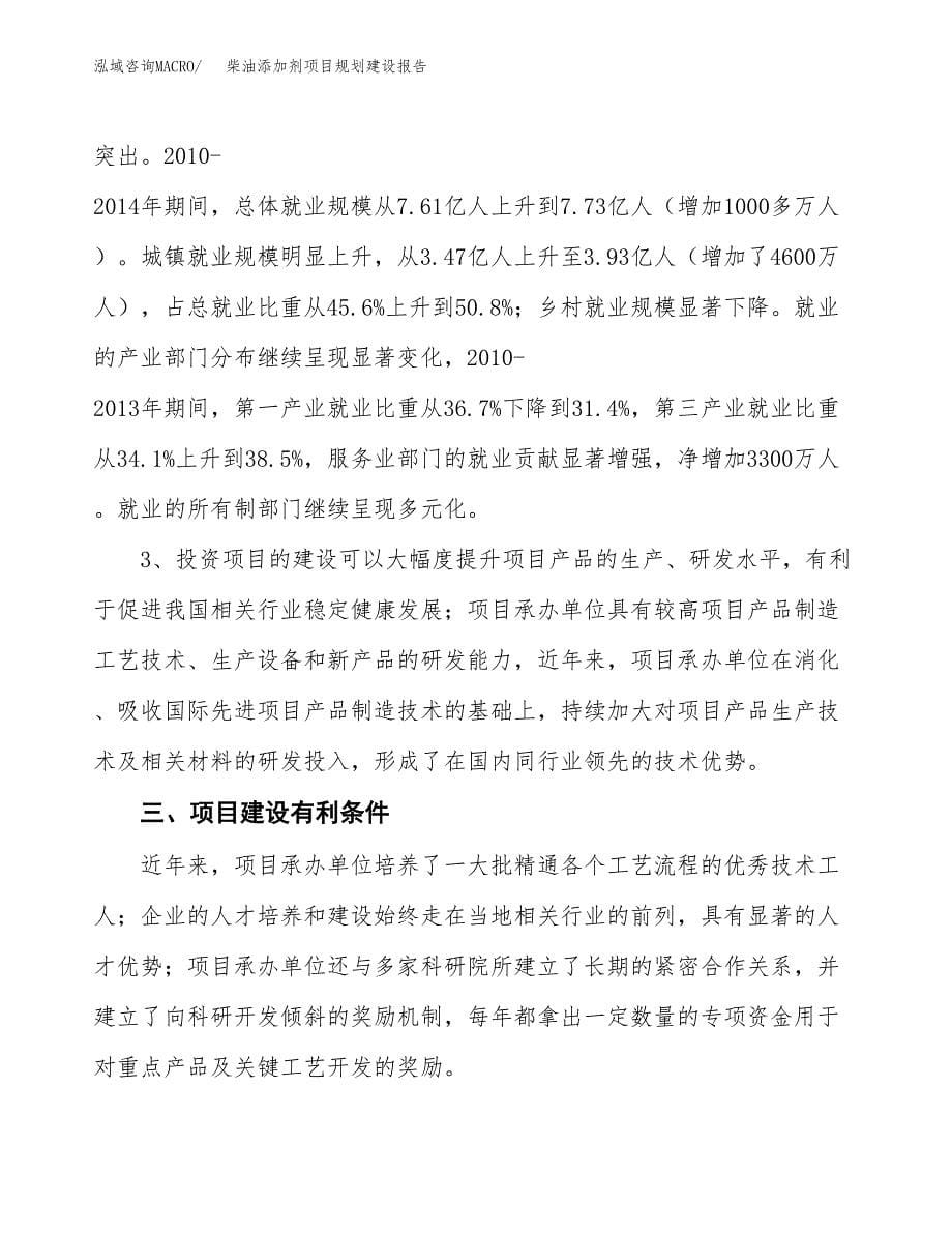 柴油添加剂项目规划建设报告.docx_第5页