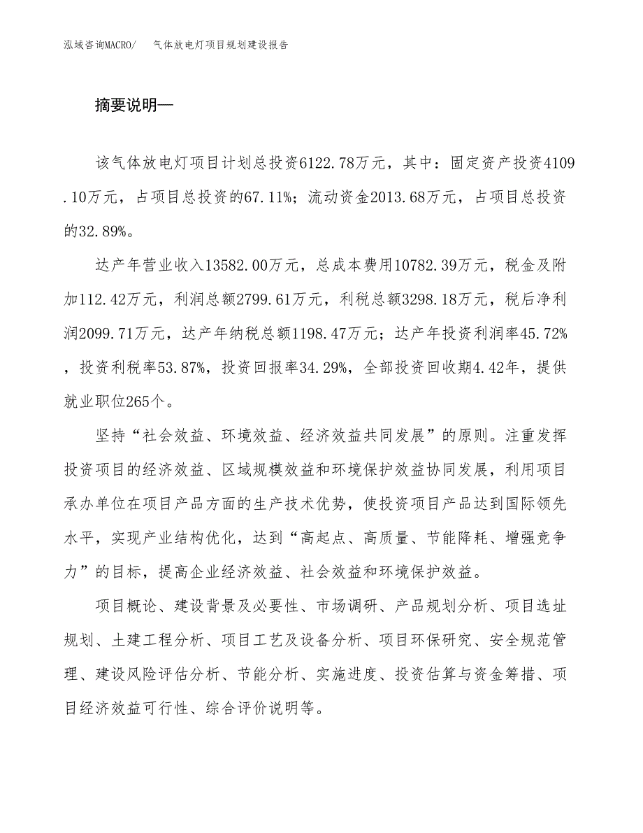 气体放电灯项目规划建设报告.docx_第2页