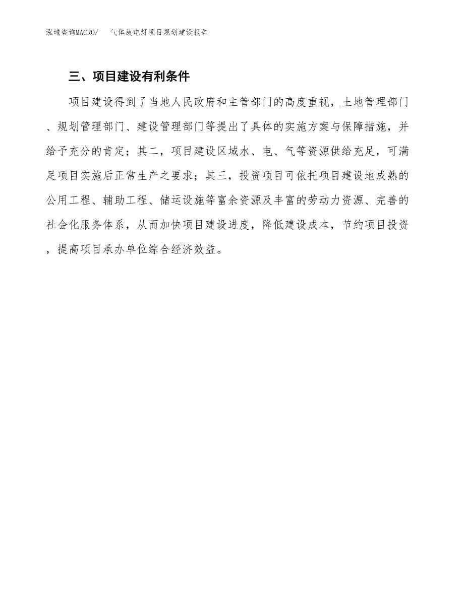 气体放电灯项目规划建设报告.docx_第5页