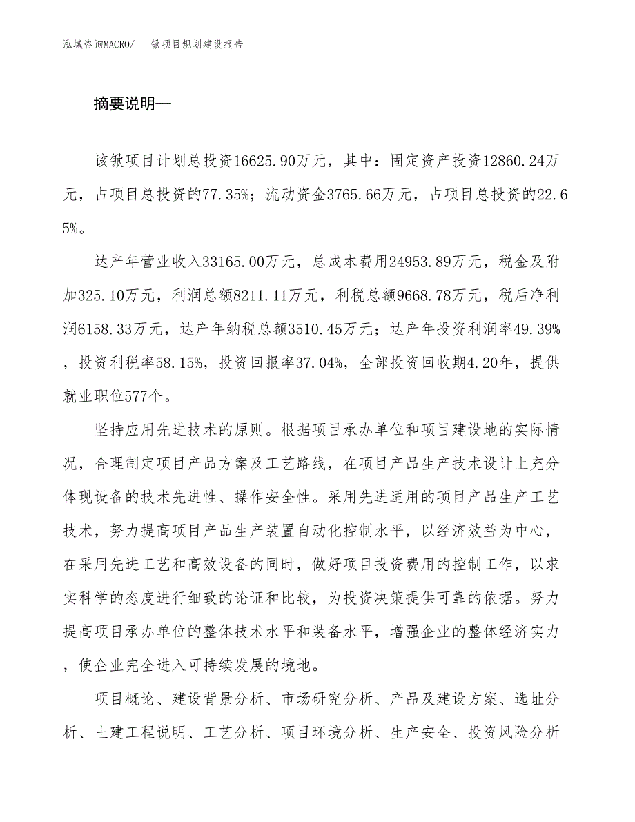 锨项目规划建设报告.docx_第2页