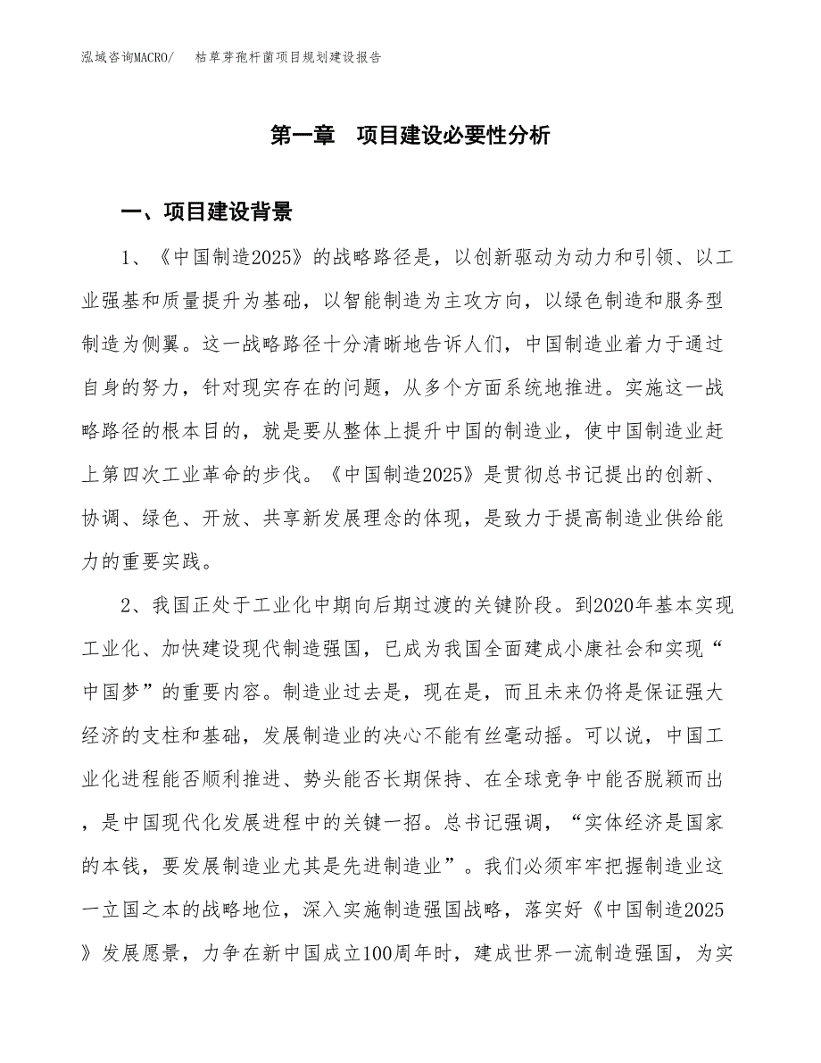 枯草芽孢杆菌项目规划建设报告.docx_第3页