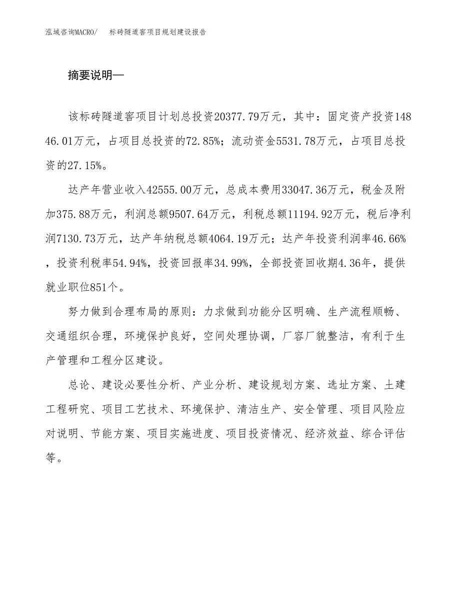 标砖隧道窖项目规划建设报告.docx_第2页