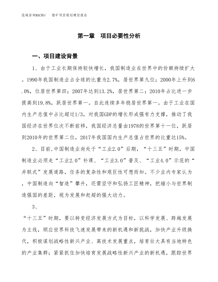 锂矿项目规划建设报告.docx_第4页