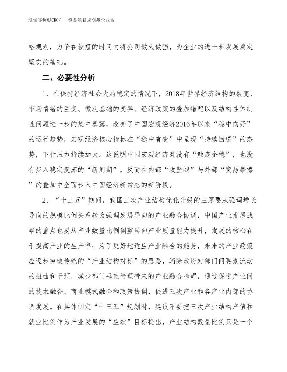 镜品项目规划建设报告.docx_第5页