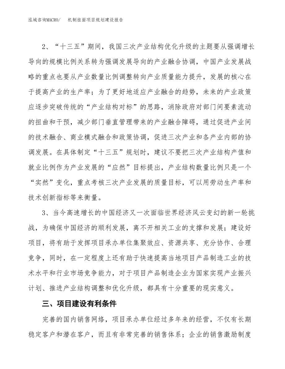 机制挂面项目规划建设报告.docx_第5页