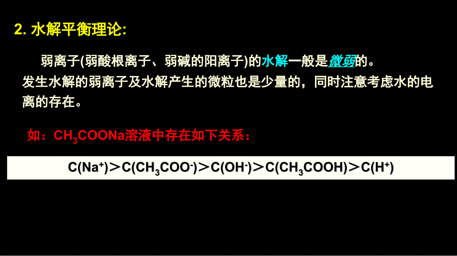 公开课【专题】溶液中离子浓度大小的比较课件_第3页