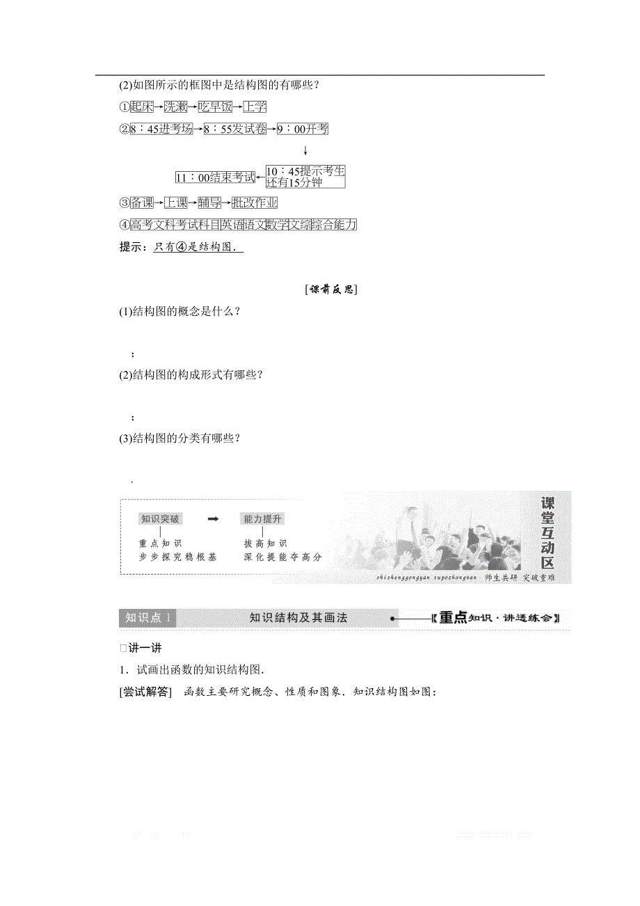 2017-2018学年高中数学人教A版选修1-2创新应用教学案：第四章 4.2结构图 _第2页