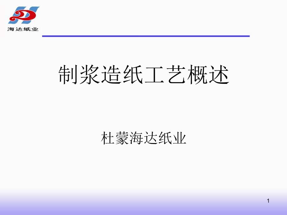 制浆造纸工艺概述_第1页