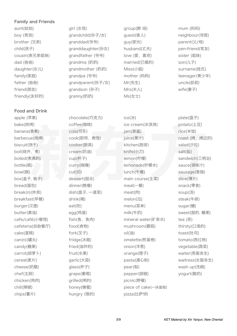 ket 词汇(2018)_第3页