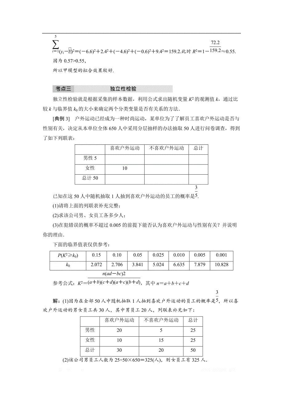 2017-2018学年高中数学人教A版选修1-2教学案： 第一章 章末小结与测评 _第5页