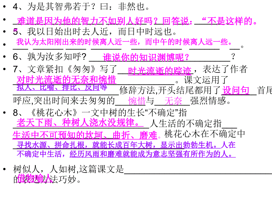 六下语文期中复习_第3页