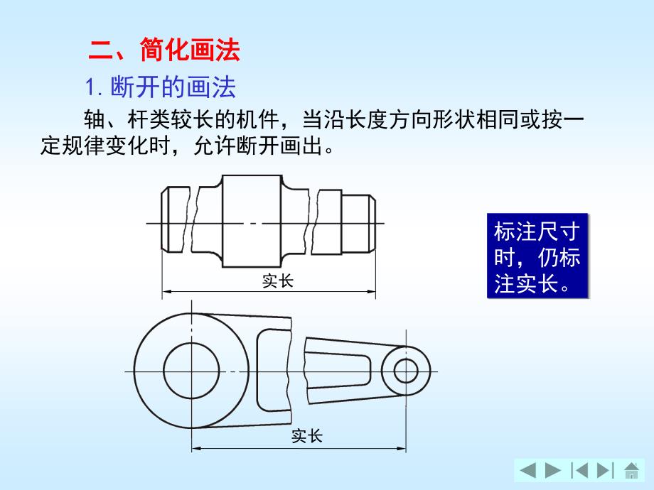 制图基础教学课件作者第3版乔友杰课件第4节局部放大图和简化画法_第2页