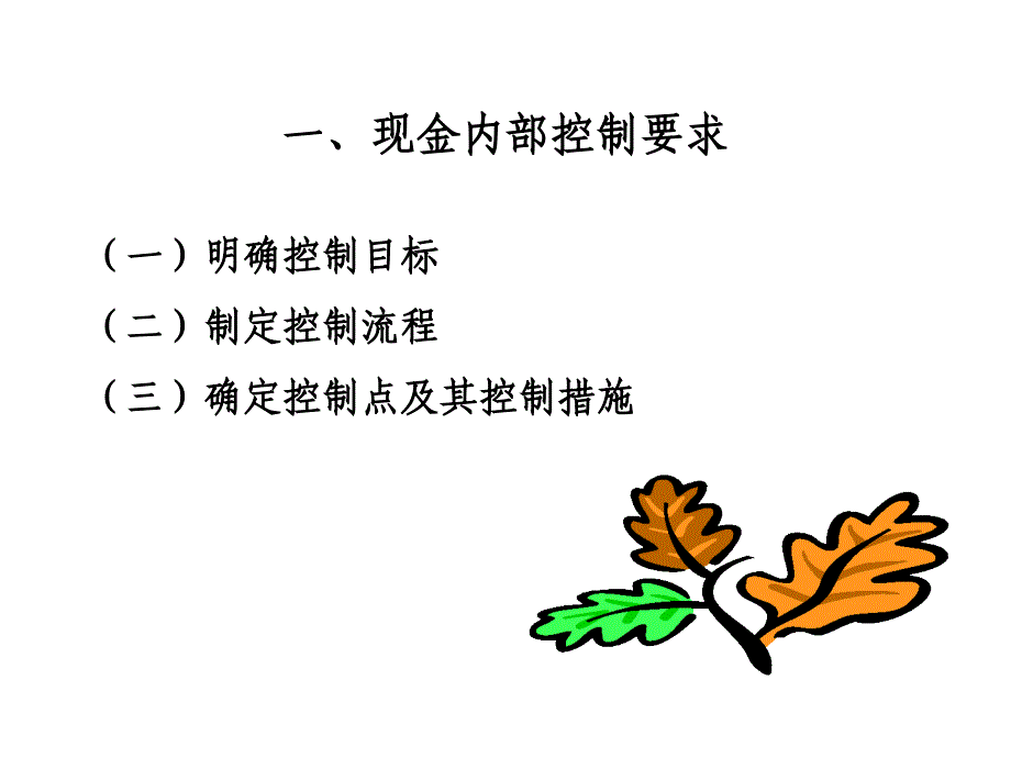 内控课件部分第七章货币资金内部控制与核算规程设计_第3页