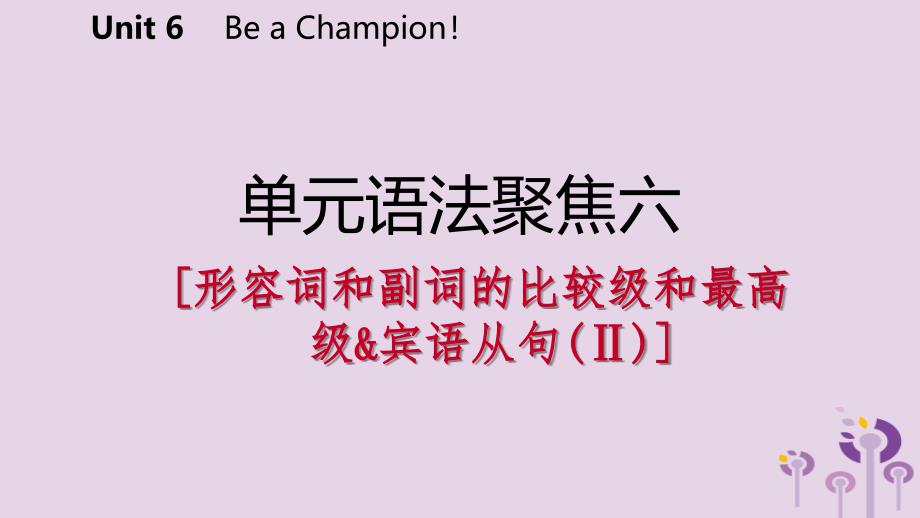 2019年春八年级英语下册 unit 6 be a champion语法聚焦六课件 （新版）冀教版_第2页