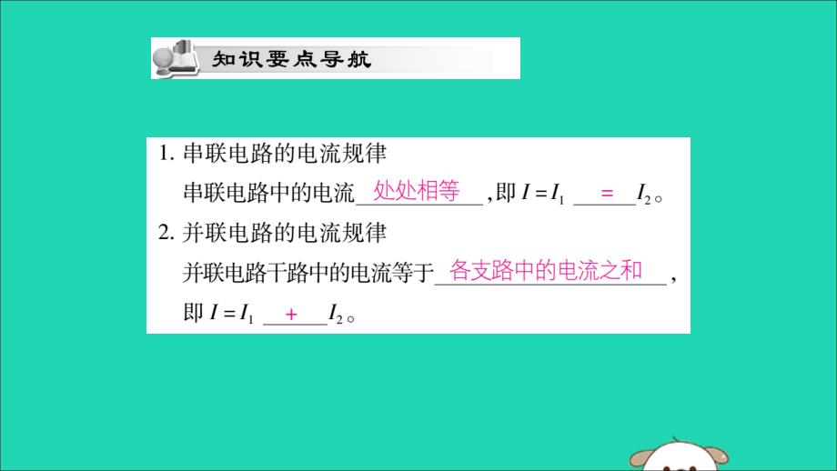 2019秋九年级物理全册 第十五章 电流和电路 第5节 串、并联电路中电流的规律课件 （新版）新人教版_第2页