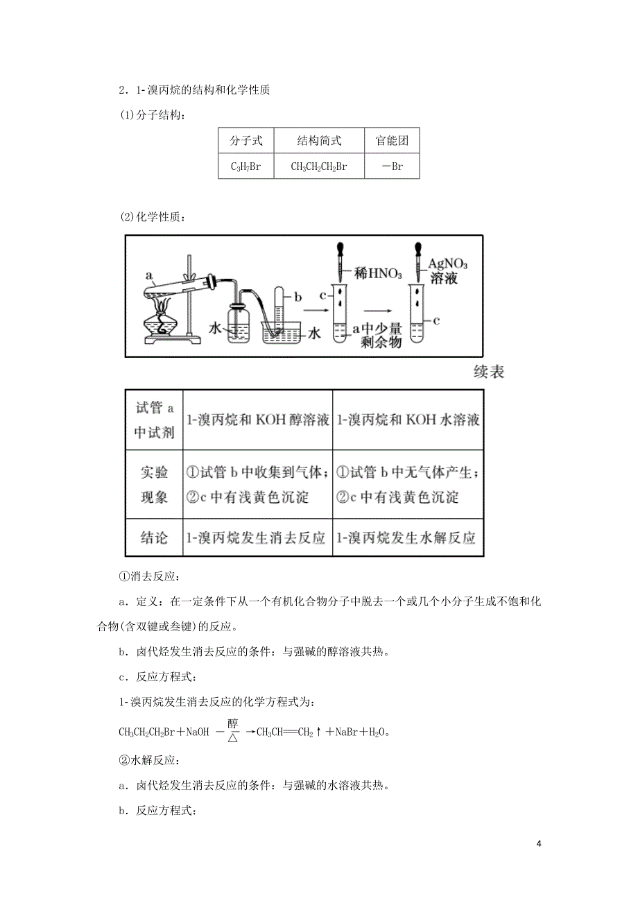 2019高中化学 第1部分 专题4 第一单元 卤代烃讲义（含解析）苏教版选修5_第4页