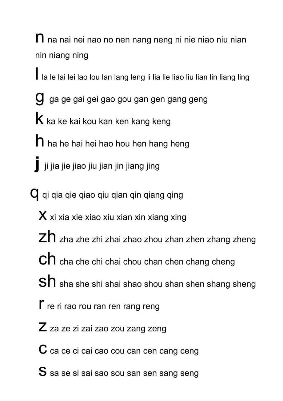小学一年级汉语拼音字母表(详细)-2_第5页