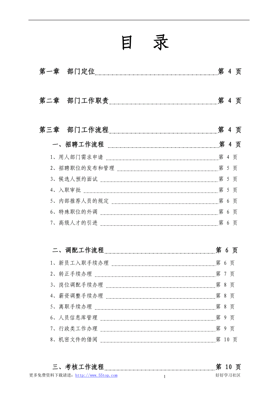 人力资源部hr工作指导手册1_第2页