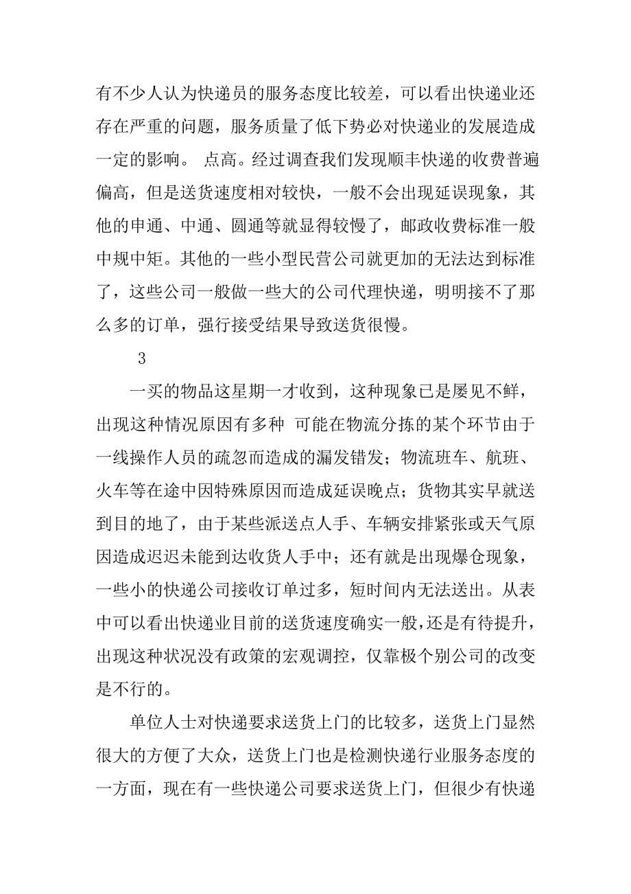 关于快递下乡调研报告范文_第5页