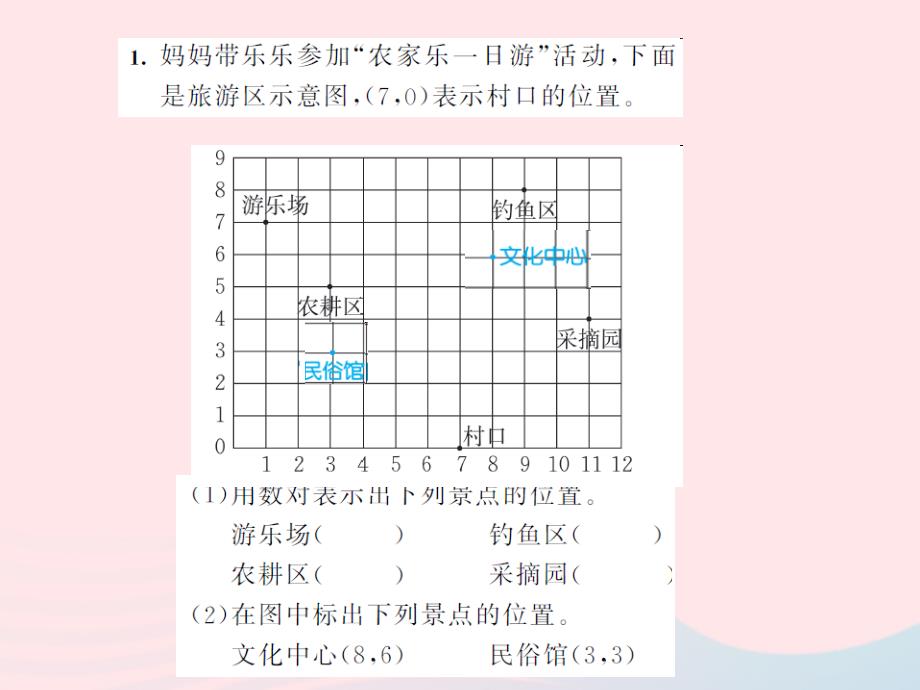 五年级数学上册 2 位置第2课时习题课件 新人教版_第3页