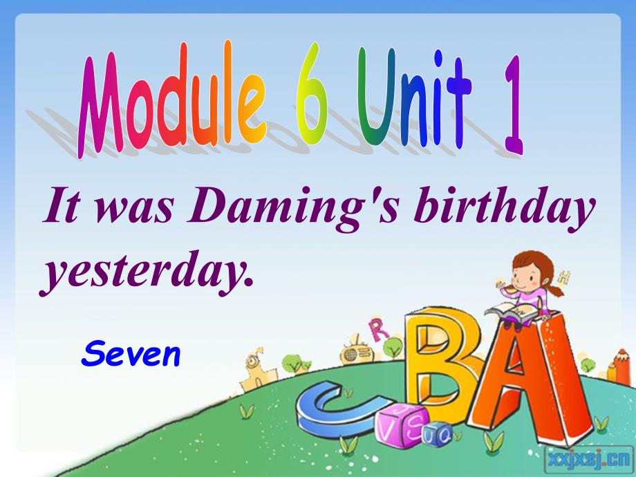 新标准英语六年级下册m6u1-it-was-daming's-birthday-yesterday._第1页