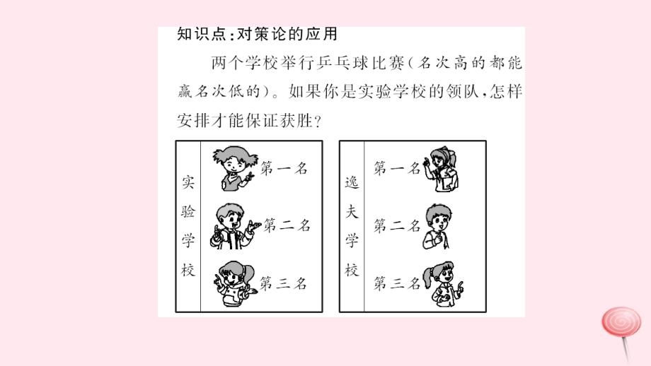 四年级数学上册 8 数学广角 优化 第2课时 寻找最优策略习题课件 新人教版_第3页