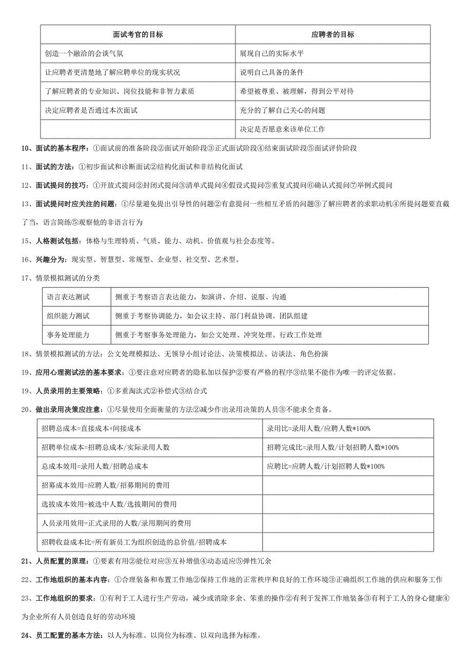 三级HR知识精华_第4页