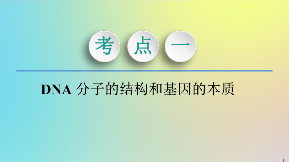 2020版高考生物一轮复习 第6单元 第2讲 dna分子的结构、复制与基因的本质课件 新人教版_第4页