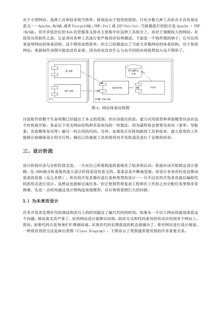 UML辅助网站规划与设计指导书_第5页