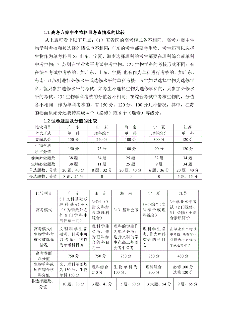 八年级五省区2008年新课标生物学科高考_第2页