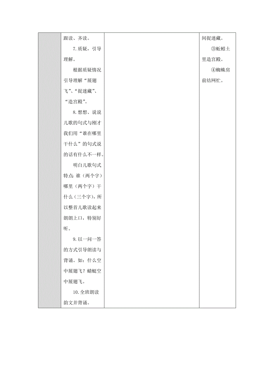 一年级部编5动物儿歌-教案设计公开课_第4页