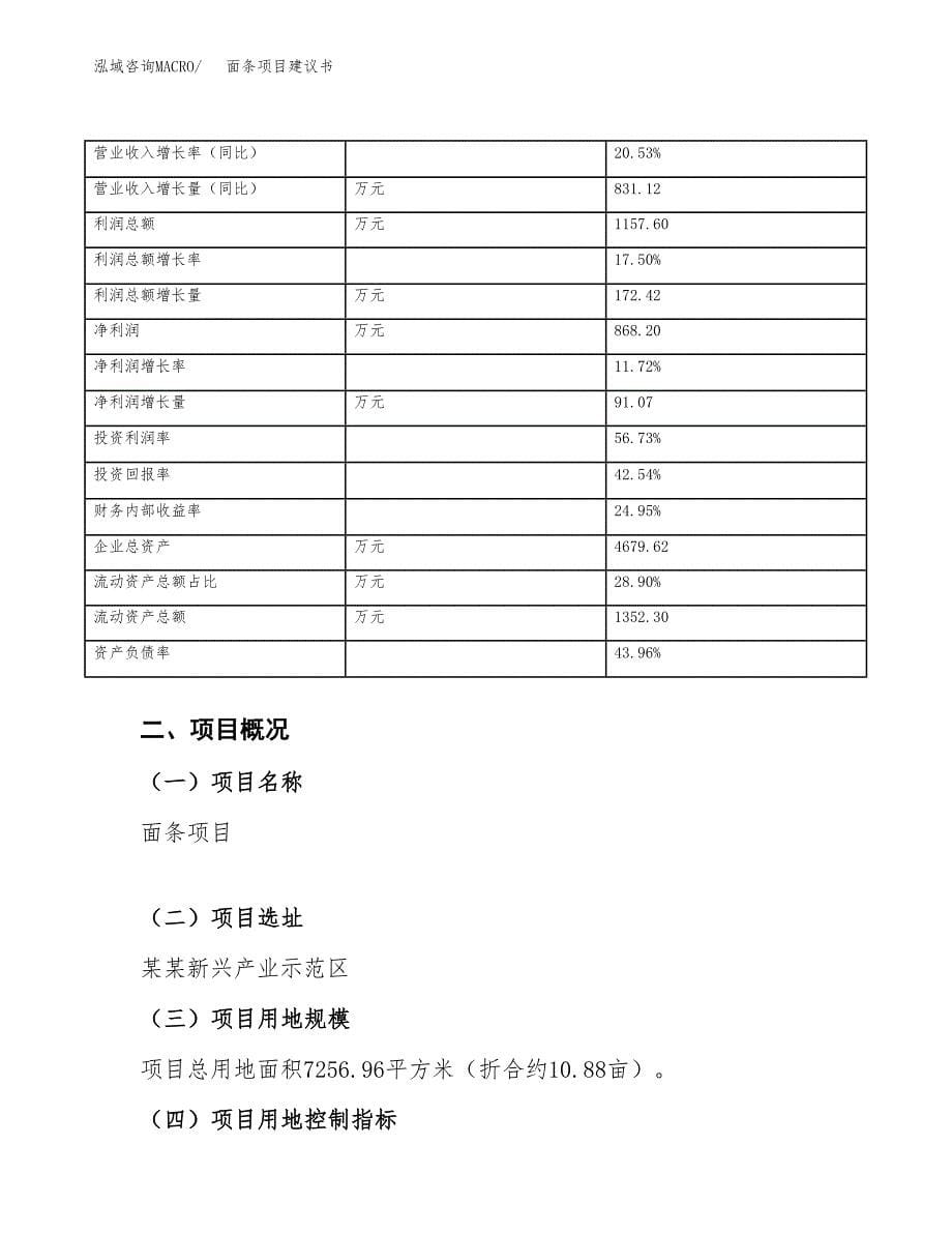 面条项目建议书（总投资3000万元）.docx_第5页