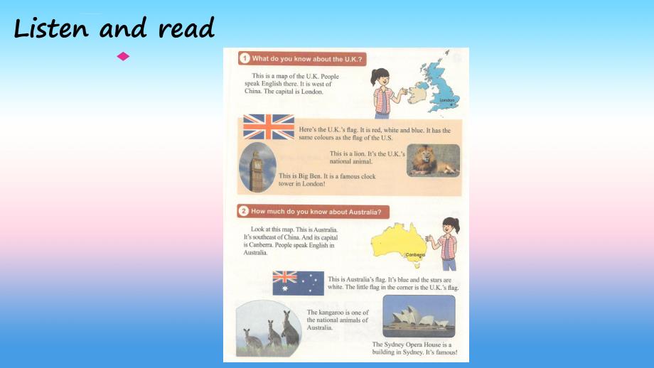 2018年秋季七年级英语上册_unit 8 countries around the world lesson 47 the u.k. and australia预习课件 （新版）冀教版_第3页