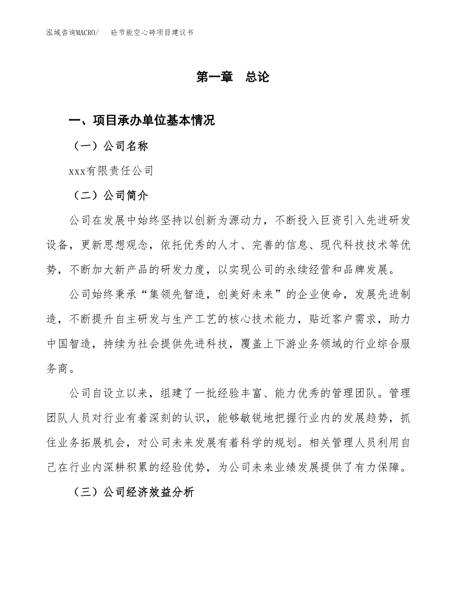 砼节能空心砖项目建议书（总投资21000万元）.docx_第3页