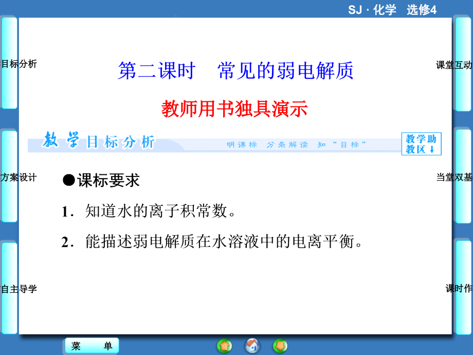 【课堂新坐标-同步备课参考】2013-2014学年高中化学(苏教版)选修4课件：专题3-第1单元-第2课时_第1页