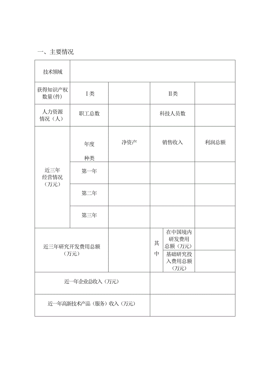 新版高新技术企业认定申请书_第4页