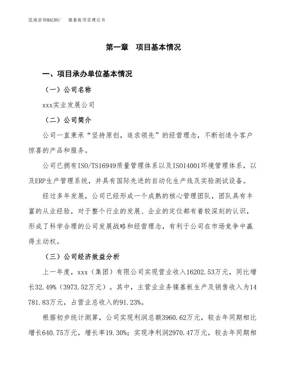 镍基板项目建议书（37亩）.docx_第2页