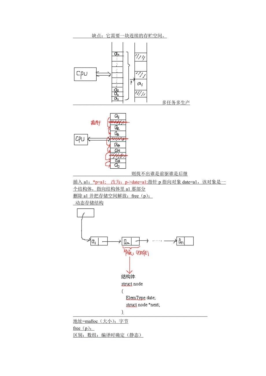 数据结构课堂笔记(di第一-三章)_第5页