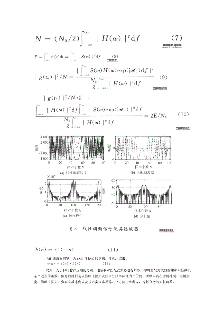 数字脉冲压缩技术在雷达中的应用_第3页