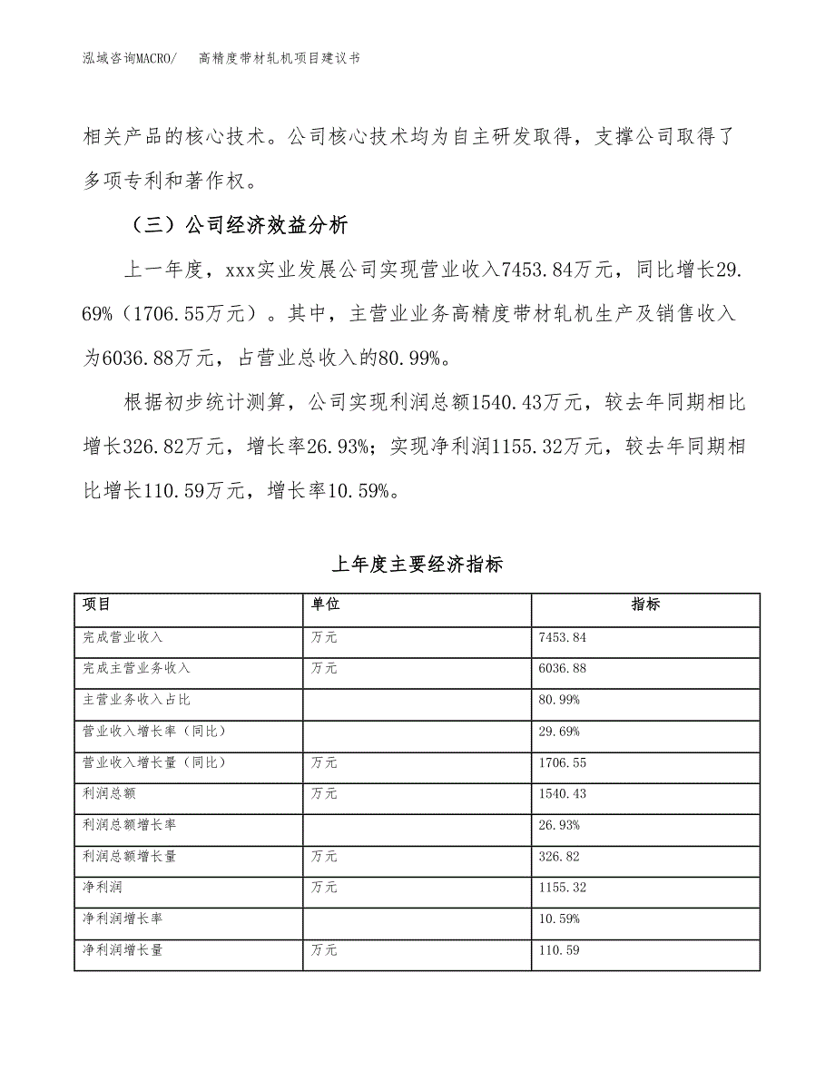 高精度带材轧机项目建议书（总投资4000万元）.docx_第4页