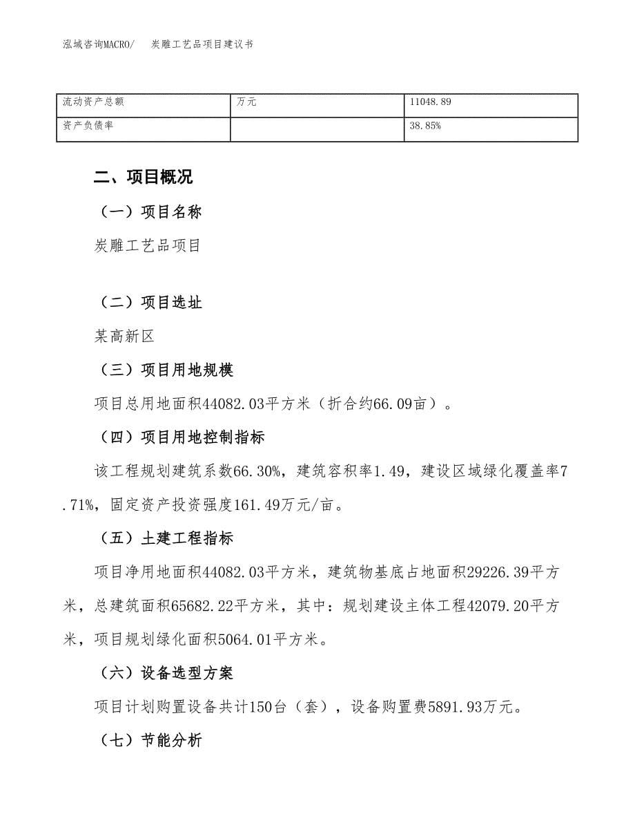 炭雕工艺品项目建议书（66亩）.docx_第5页