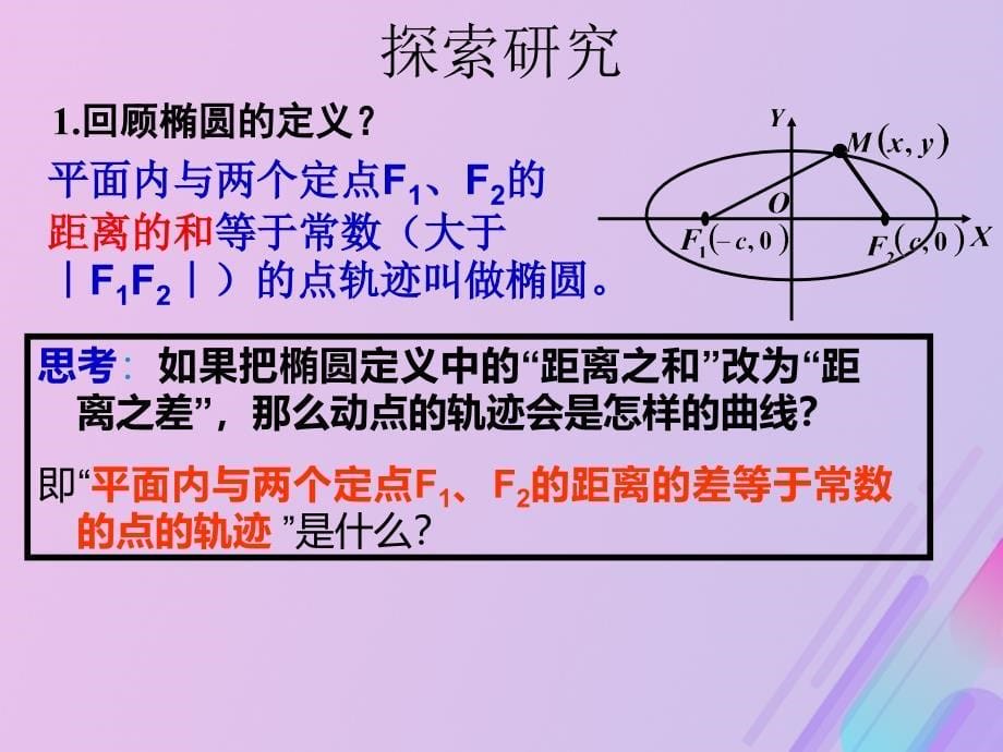 2018年高中数学_第二章 圆锥曲线与方程 2.2.1 双曲线及其标准方程课件7 新人教b版选修1-1_第5页