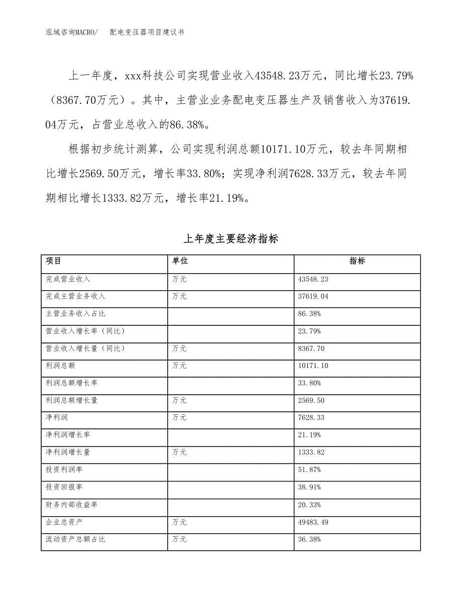 配电变压器项目建议书（86亩）.docx_第4页