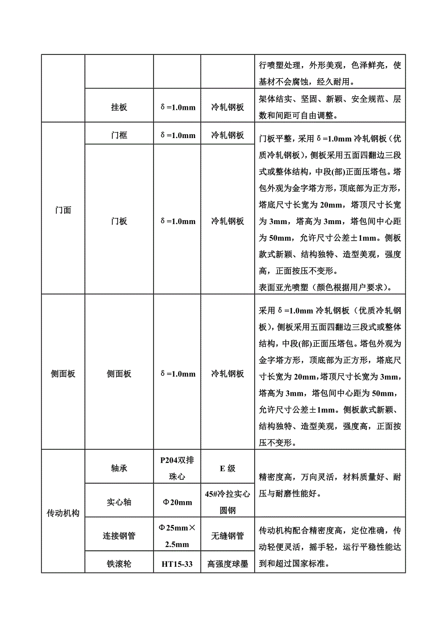 密集架技术参数_第2页