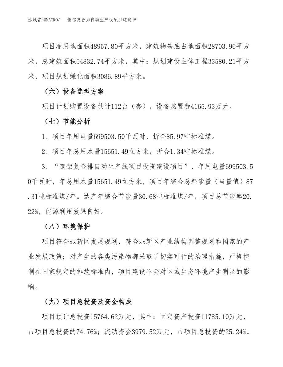 铜铝复合排自动生产线项目建议书（总投资16000万元）.docx_第5页