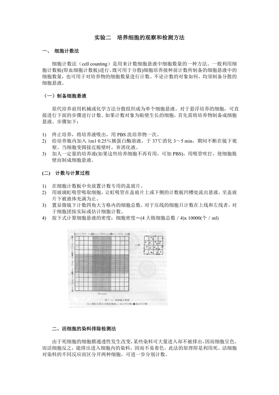 实验二-培养细胞的观察和检测方法_第1页