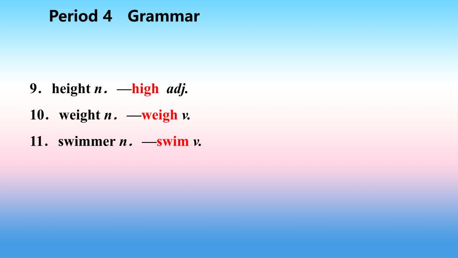 2018年秋八年级英语上册_unit 1 friends period 4 grammar导学课件 （新版）牛津版_第4页