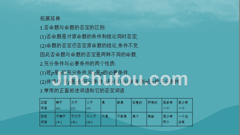 2019高考数学一轮复习_第一章 集合与常用逻辑用语 1.2 四种命题及充要条件课件 文_第5页