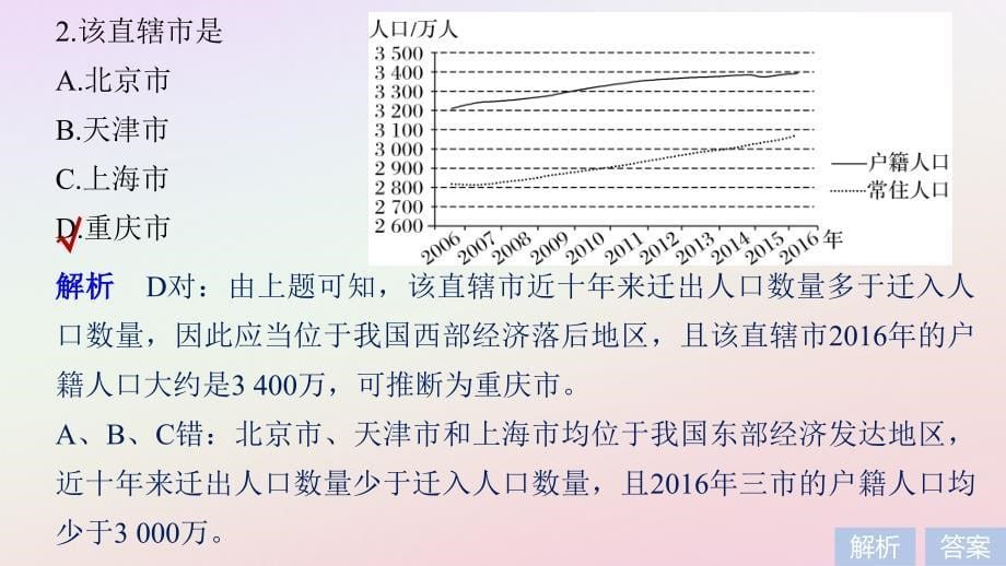 2019版高考地理二轮复习_考前三个月 第二部分 专题二 解题技能提升练 12 区域背景知识调用专练——破解“解题时区域背景知识用不上”困惑课件_第5页